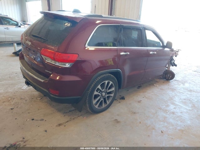 2018 Jeep Grand Cherokee Limited 4x4 მანქანა იყიდება აუქციონზე, vin: 1C4RJFBG8JC300113, აუქციონის ნომერი: 45057950