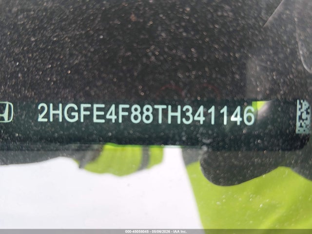 45058045 :رقم المزاد ، 2HGFE4F88TH341146 vin ، 2026 Honda Civic Hybrid مزاد بيع