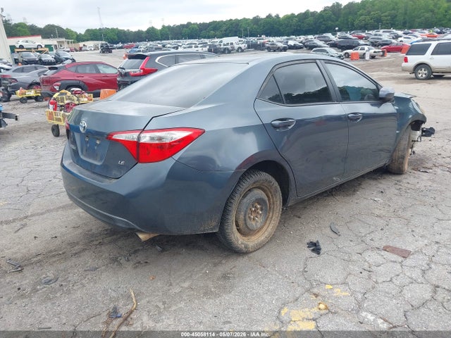2014 Toyota Corolla Le მანქანა იყიდება აუქციონზე, vin: 5YFBURHE6EP159541, აუქციონის ნომერი: 45058114