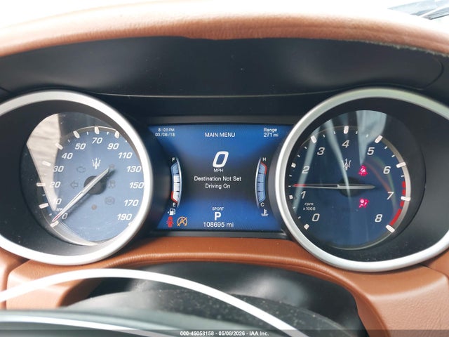 2019 Maserati Ghibli S მანქანა იყიდება აუქციონზე, vin: ZAM57YSA9K1314745, აუქციონის ნომერი: 45058158