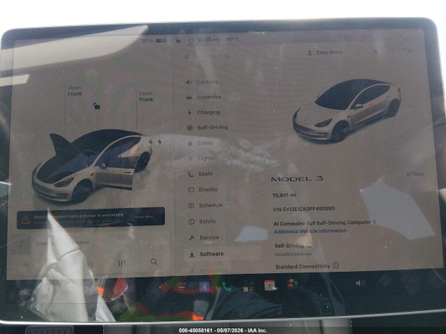 Tesla Model 3 Rear-wheel Drive 2023 5YJ3E1EA3PF450095 Image 7