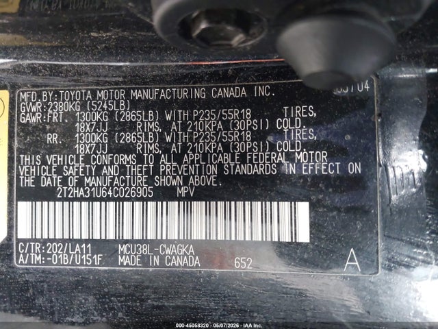 Продажа на аукционе авто 2004 Lexus Rx 330, vin: 2T2HA31U64C026905, номер лота: 45058320