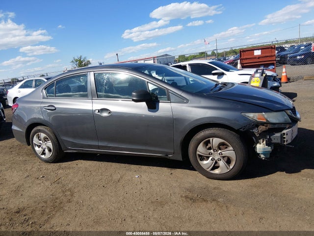 2013 Honda Civic Lx მანქანა იყიდება აუქციონზე, vin: 2HGFB2F57DH581664, აუქციონის ნომერი: 45058458