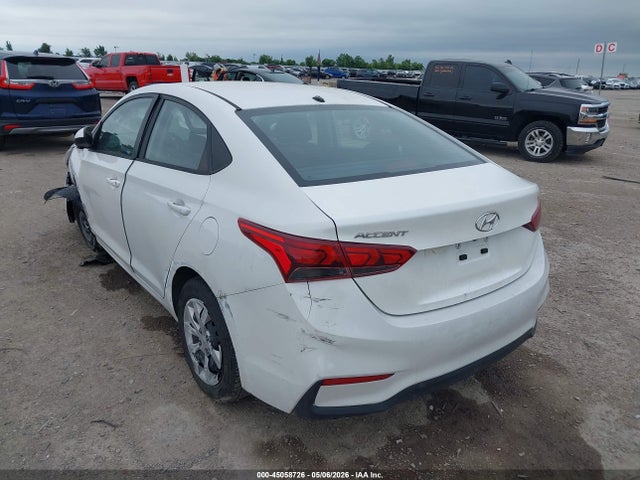 45058726 :رقم المزاد ، 3KPC24A60LE097939 vin ، 2020 Hyundai Accent Se مزاد بيع