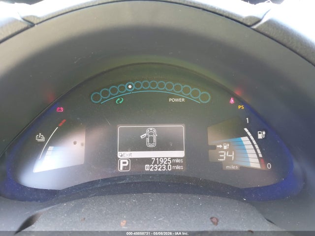 45058731 :رقم المزاد ، 1N4AZ0CPXDC423214 vin ، 2013 Nissan Leaf S مزاد بيع