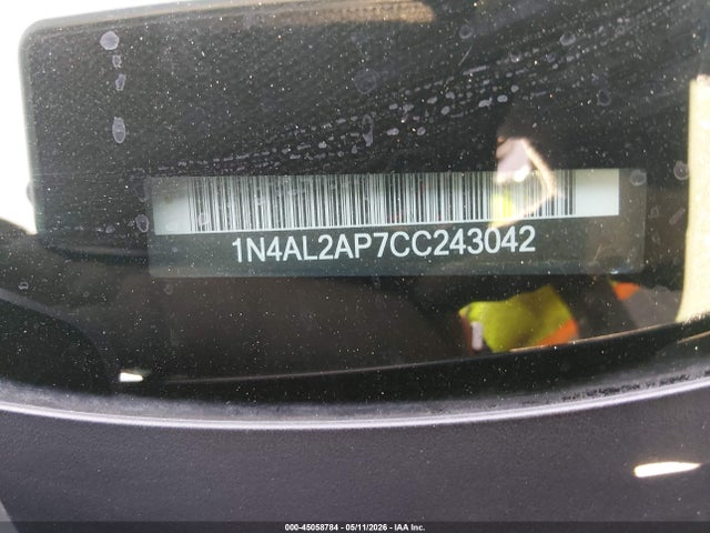 Aukcja sprzedaży 2012 Nissan Altima 2.5 S, vin: 1N4AL2AP7CC243042, numer aukcji: 45058784