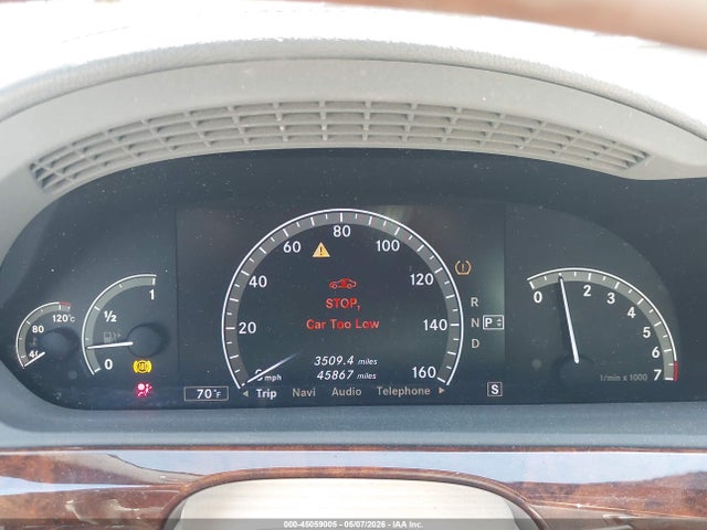 Aukcja sprzedaży 2009 Mercedes-benz S 550 4matic, vin: WDDNG86X29A270767, numer aukcji: 45059005
