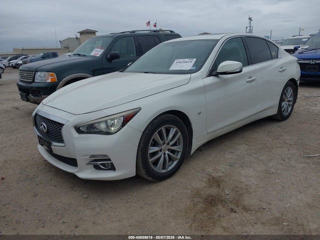 45059019 :رقم المزاد ، JN1BV7AR0FM398928 vin ، 2015 Infiniti Q50 مزاد بيع