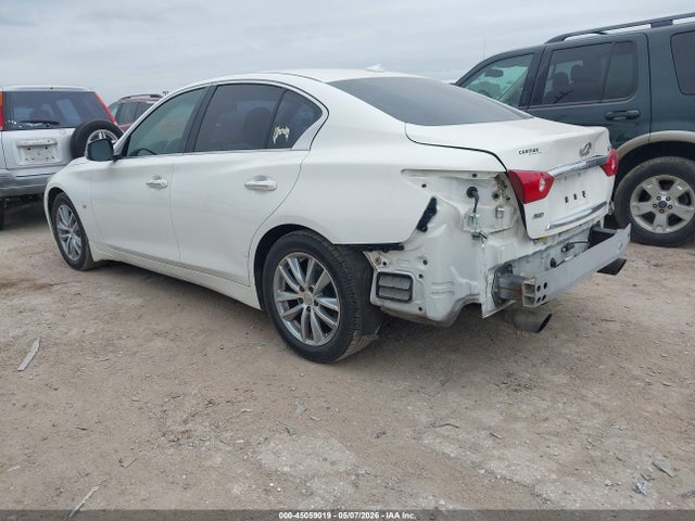45059019 :رقم المزاد ، JN1BV7AR0FM398928 vin ، 2015 Infiniti Q50 مزاد بيع