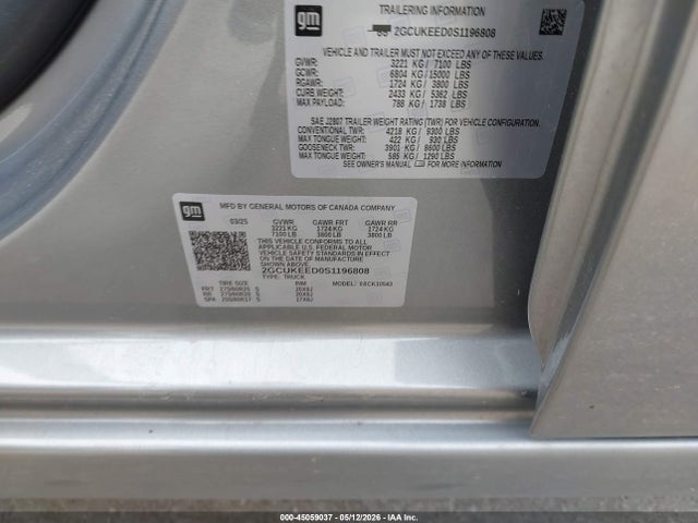 2GCUKEED0S1196808 Chevrolet Silverado 1500 4wd Short Bed Rst
