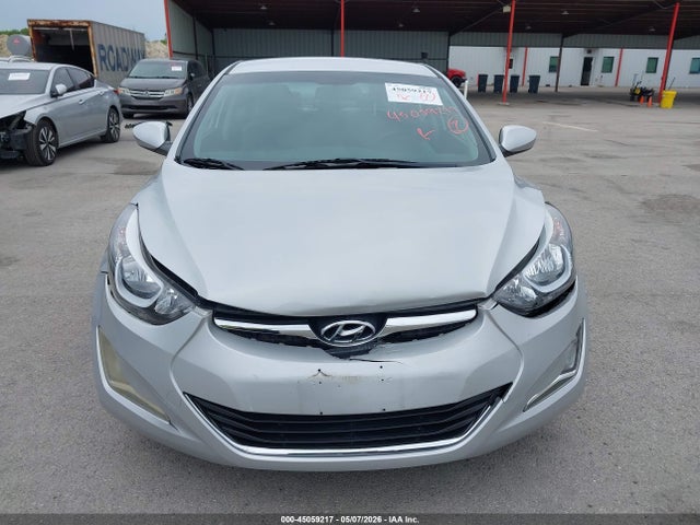 2014 Hyundai Elantra Se (ulsan Plant) მანქანა იყიდება აუქციონზე, vin: KMHDH4AE6EU041823, აუქციონის ნომერი: 45059217