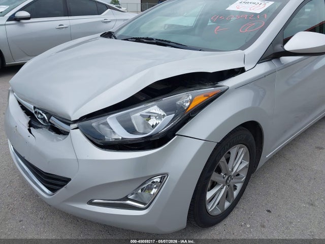 2014 Hyundai Elantra Se (ulsan Plant) მანქანა იყიდება აუქციონზე, vin: KMHDH4AE6EU041823, აუქციონის ნომერი: 45059217