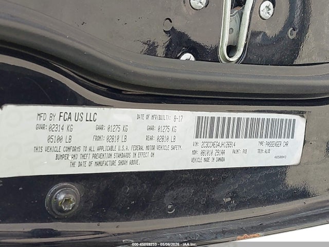 Продаж на аукціоні авто 2018 Chrysler 300 Limited, vin: 2C3CCAEG4JH126914, номер лоту: 45059233