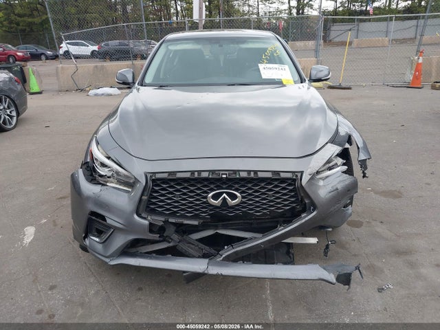 2018 Infiniti Q50 3.0t Luxe მანქანა იყიდება აუქციონზე, vin: JN1EV7AR8JM431583, აუქციონის ნომერი: 45059242