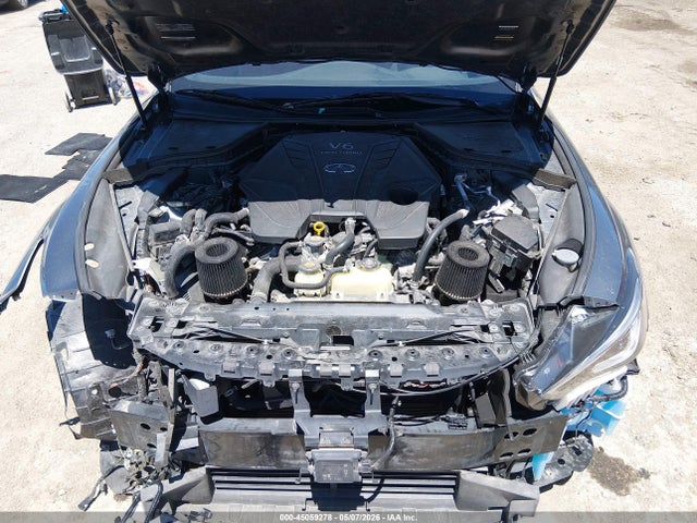 45059278 :رقم المزاد ، JN1FV7ELXKM440989 vin ، 2019 Infiniti Q60 3.0t Red Sport 400 مزاد بيع