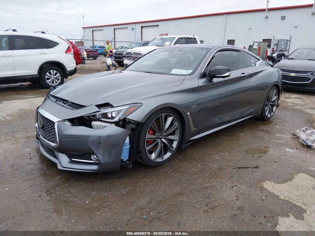 45059278 :رقم المزاد ، JN1FV7ELXKM440989 vin ، 2019 Infiniti Q60 3.0t Red Sport 400 مزاد بيع