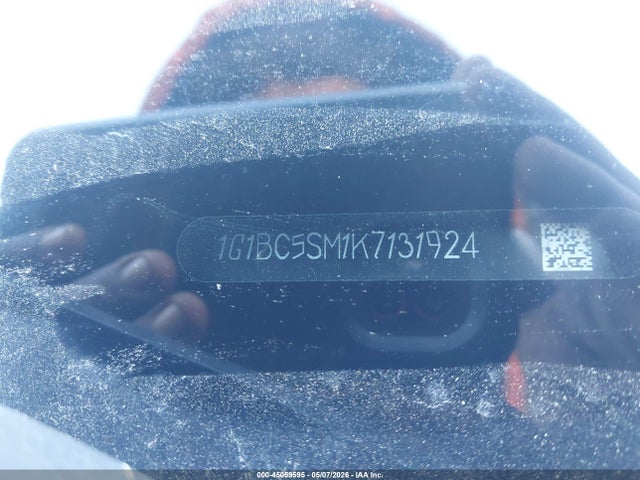 45059595 :رقم المزاد ، 1G1BC5SM1K7131924 vin ، 2019 Chevrolet Cruze Ls مزاد بيع