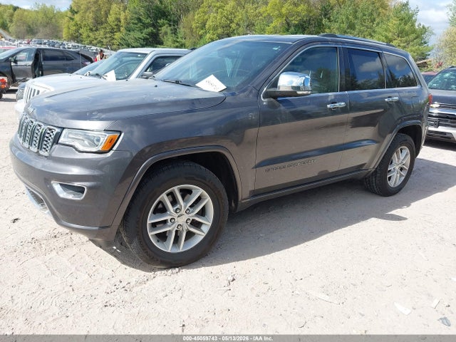 Aukcja sprzedaży 2017 Jeep Grand Cherokee Overland 4x4, vin: 1C4RJFCG0HC680203, numer aukcji: 45059743