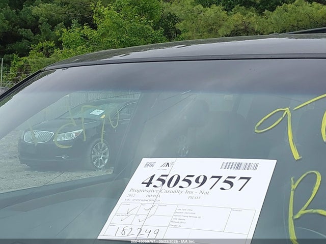 45059757 :رقم المزاد ، 5FNYF4H64CB040279 vin ، 2012 Honda Pilot Ex-l مزاد بيع