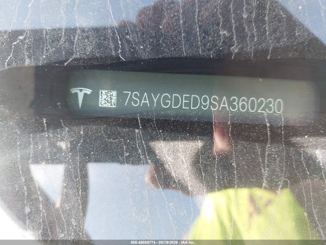 45059774 :رقم المزاد ، 7SAYGDED9SA360230 vin ، 2025 Tesla Model Y Long Range Dual Motor Rear-wheel Drive مزاد بيع