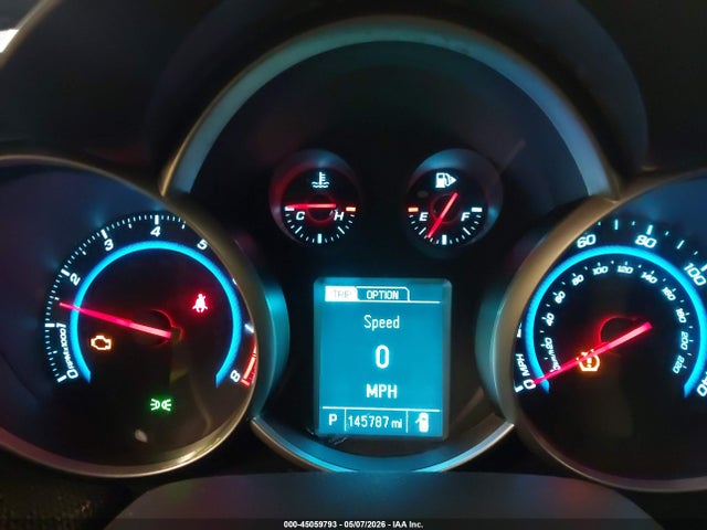 2013 Chevrolet Cruze Lt მანქანა იყიდება აუქციონზე, vin: 1G1PK5SB3D7152901, აუქციონის ნომერი: 45059793