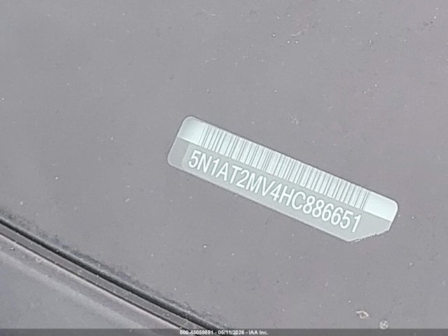 Aukcja sprzedaży 2017 Nissan Rogue Sv, vin: 5N1AT2MV4HC886651, numer aukcji: 45059851
