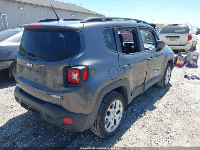 Aukcja sprzedaży 2017 Jeep Renegade Latitude 4x4, vin: ZACCJBBB6HPE56448, numer aukcji: 45059927