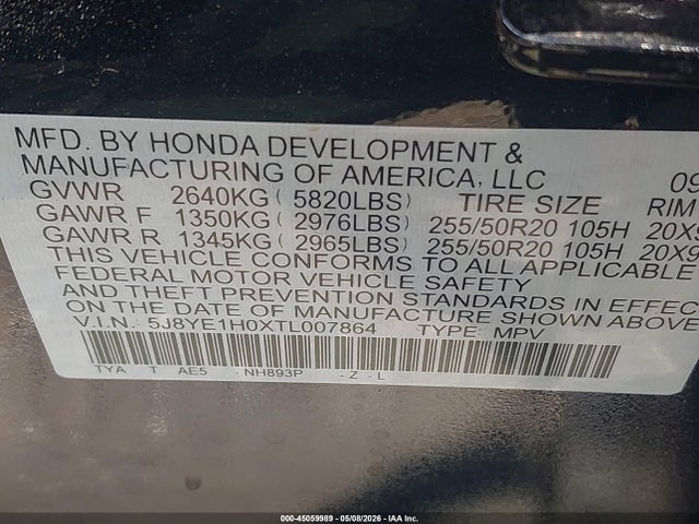 Acura MDX A-SPEC 2026 5J8YE1H0XTL007864 Image 9