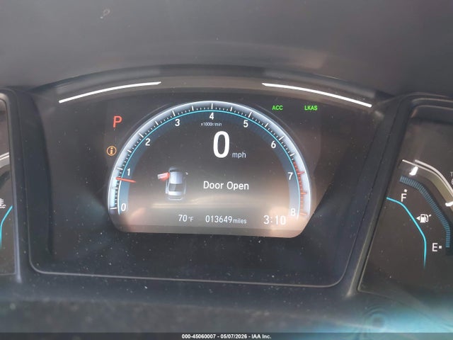 Продаж на аукціоні авто 2019 Honda Civic Lx, vin: 2HGFC2F69KH599361, номер лоту: 45060007