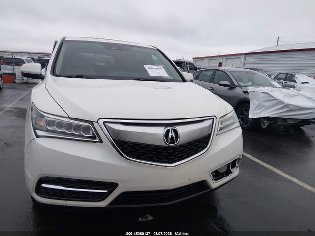 Aukcja sprzedaży 2016 Acura Mdx Technology   Acurawatch Plus Packages/technology Package, vin: 5FRYD3H49GB019639, numer aukcji: 45060137
