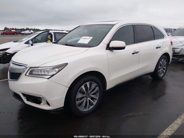 Aukcja sprzedaży 2016 Acura Mdx Technology   Acurawatch Plus Packages/technology Package, vin: 5FRYD3H49GB019639, numer aukcji: 45060137
