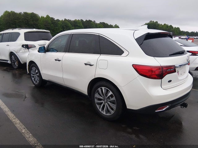 Aukcja sprzedaży 2016 Acura Mdx Technology   Acurawatch Plus Packages/technology Package, vin: 5FRYD3H49GB019639, numer aukcji: 45060137