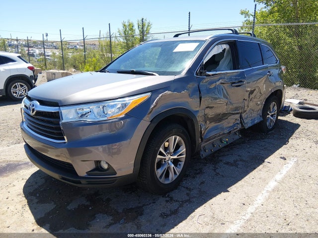 2015 Toyota Highlander Xle V6 მანქანა იყიდება აუქციონზე, vin: 5TDKKRFH5FS063699, აუქციონის ნომერი: 45060336