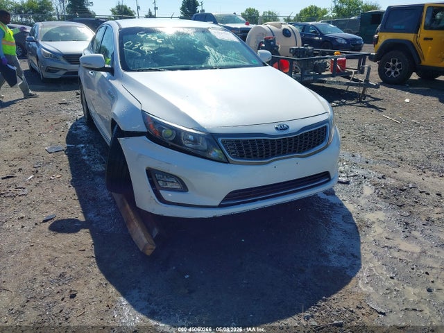 2014 Kia Optima Hybrid Ex მანქანა იყიდება აუქციონზე, vin: KNAGN4AD7E5066268, აუქციონის ნომერი: 45060366