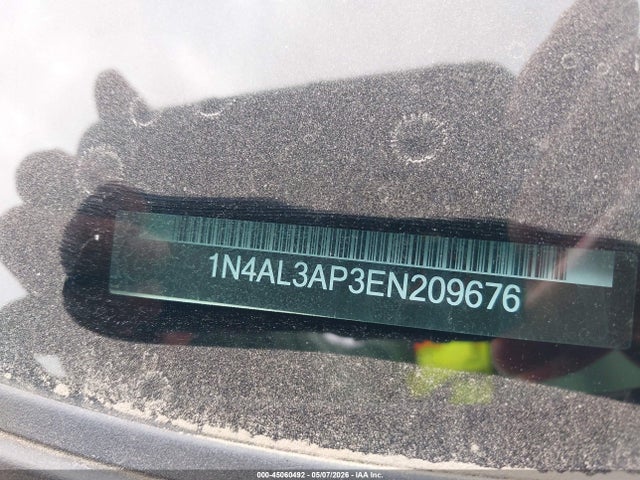 Продажа на аукционе авто 2014 Nissan Altima 2.5 Sv, vin: 1N4AL3AP3EN209676, номер лота: 45060492