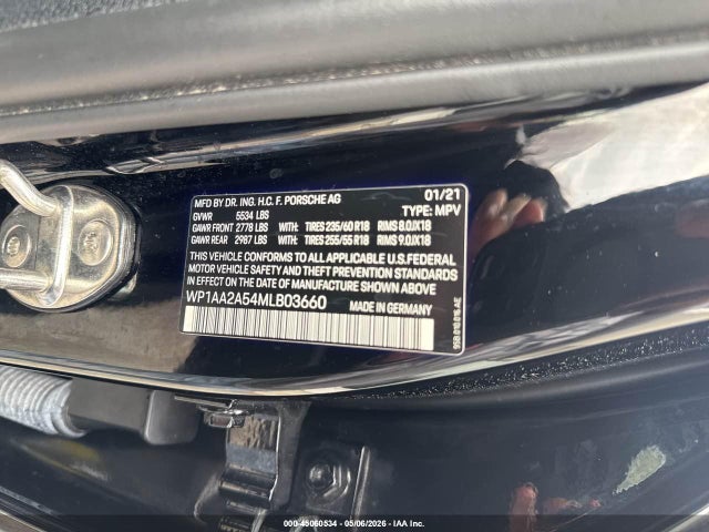 Aukcja sprzedaży 2021 Porsche Macan, vin: WP1AA2A54MLB03660, numer aukcji: 45060534