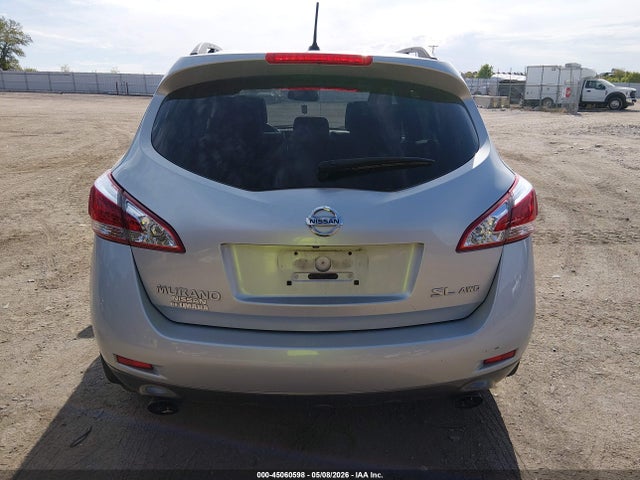 2012 Nissan Murano Sl მანქანა იყიდება აუქციონზე, vin: JN8AZ1MW8CW229255, აუქციონის ნომერი: 45060598