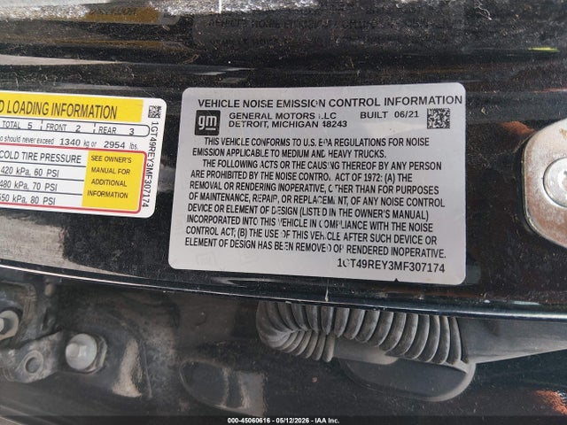 Продаж на аукціоні авто 2021 Gmc Sierra 2500hd 4wd  Standard Bed Denali, vin: 1GT49REY3MF307174, номер лоту: 45060616