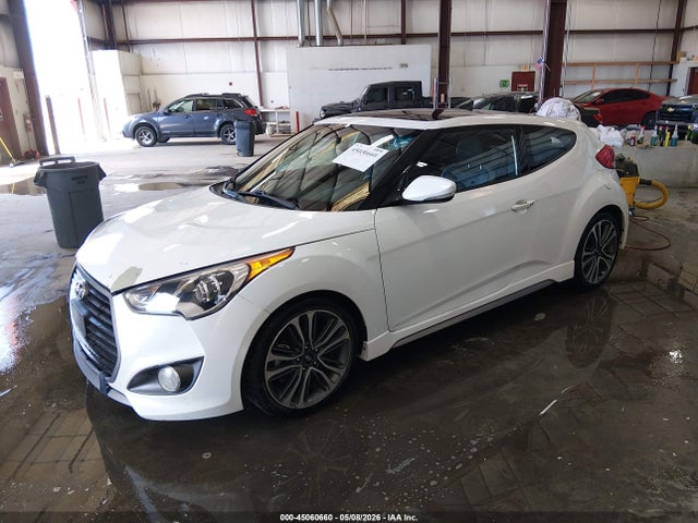 2016 Hyundai Veloster Turbo მანქანა იყიდება აუქციონზე, vin: KMHTC6AE1GU300310, აუქციონის ნომერი: 45060660