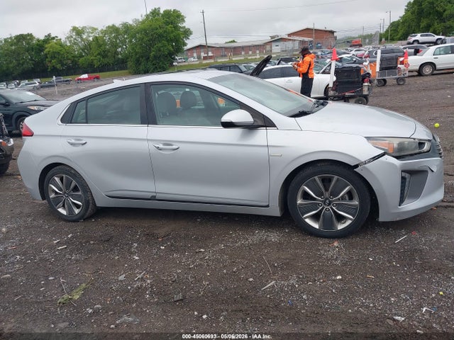 2017 Hyundai Ioniq Hybrid Limited მანქანა იყიდება აუქციონზე, vin: KMHC85LC7HU023591, აუქციონის ნომერი: 45060693