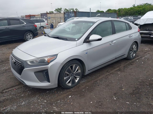 2017 Hyundai Ioniq Hybrid Limited მანქანა იყიდება აუქციონზე, vin: KMHC85LC7HU023591, აუქციონის ნომერი: 45060693