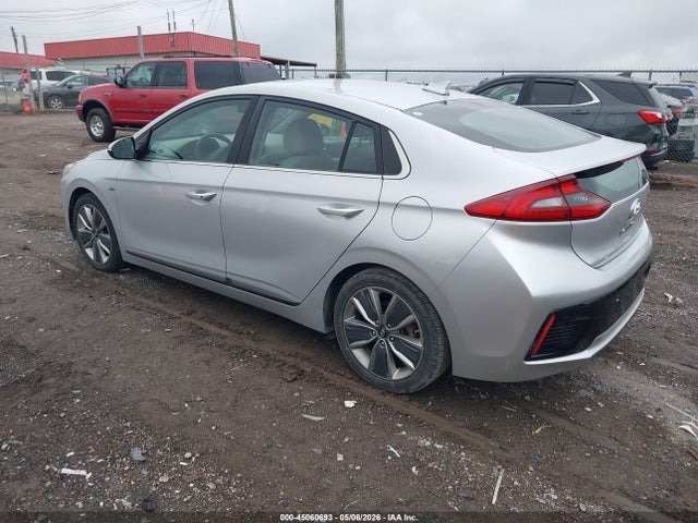 2017 Hyundai Ioniq Hybrid Limited მანქანა იყიდება აუქციონზე, vin: KMHC85LC7HU023591, აუქციონის ნომერი: 45060693