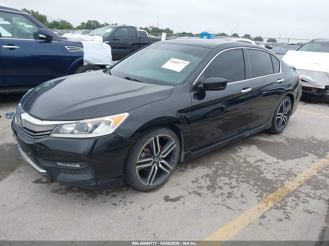 45060777 :رقم المزاد ، 1HGCR2F11HA290464 vin ، 2017 Honda Accord Sport Se مزاد بيع