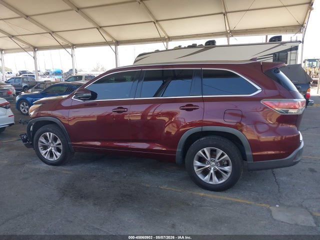 Toyota Highlander Xle V6 2015 5TDKKRFH6FS083895 Image 14