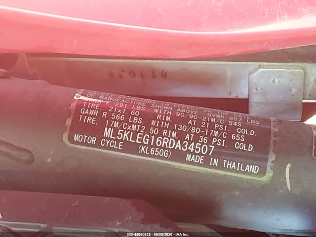 Kawasaki Kl650 G 2024 ML5KLEG16RDA34507 Image 10