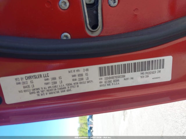Продаж на аукціоні авто 2008 Dodge Caliber Sxt, vin: 1B3HB48B78D683380, номер лоту: 45060952
