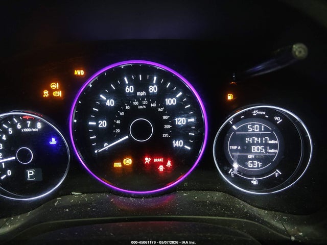 Продажа на аукционе авто 2016 Honda Hr-v Ex, vin: 3CZRU6H5XGM709339, номер лота: 45061179