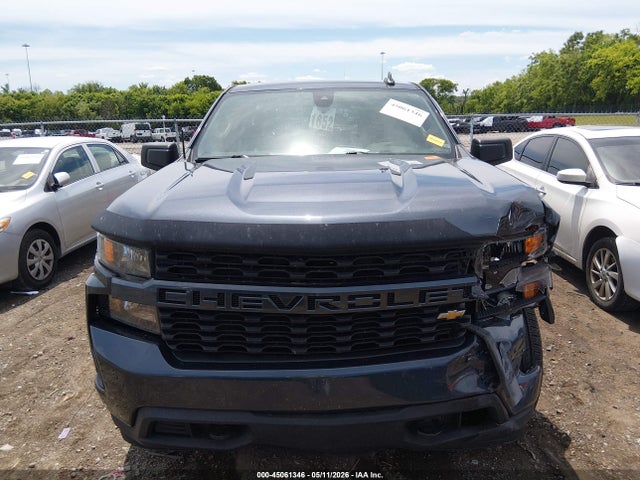 45061346 :رقم المزاد ، 1GCPWBEK2MZ393441 vin ، 2021 Chevrolet Silverado 1500 2wd  Short Bed Custom مزاد بيع