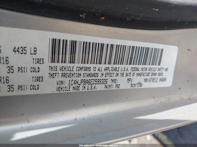 Продаж на аукціоні авто 2014 Jeep Patriot Sport, vin: 1C4NJPBA6ED599326, номер лоту: 45061517