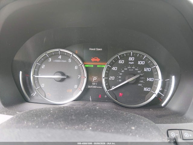 45061599 :رقم المزاد ، 5J8YD3H51HL001632 vin ، 2017 Acura Mdx Technology Package مزاد بيع